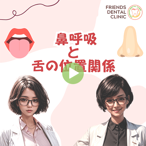 鼻呼吸と舌の位置関係(まとめ)